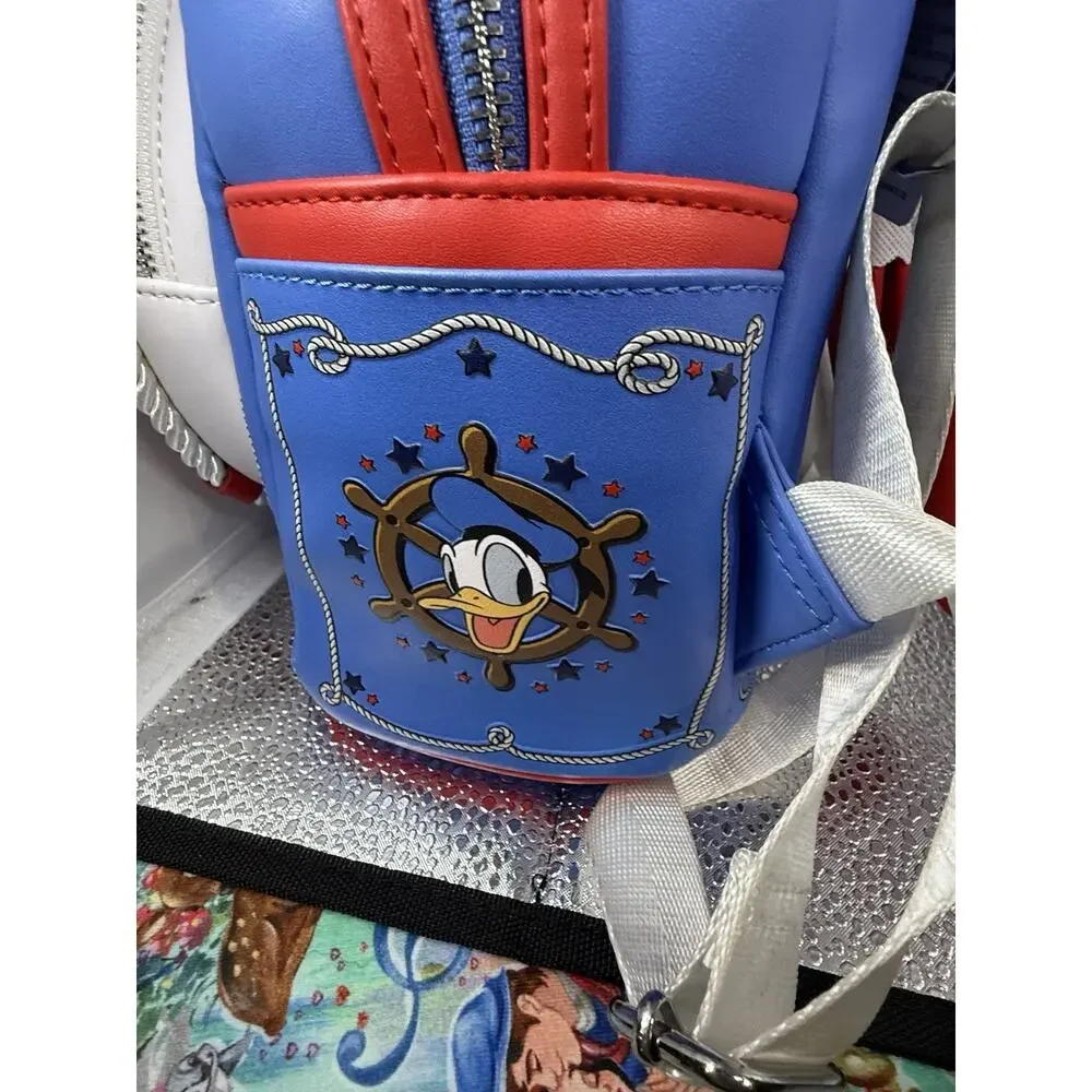 NWT Donald Duck 90th Anniversary Lenticular Loungefly Backpack - Minor Marks